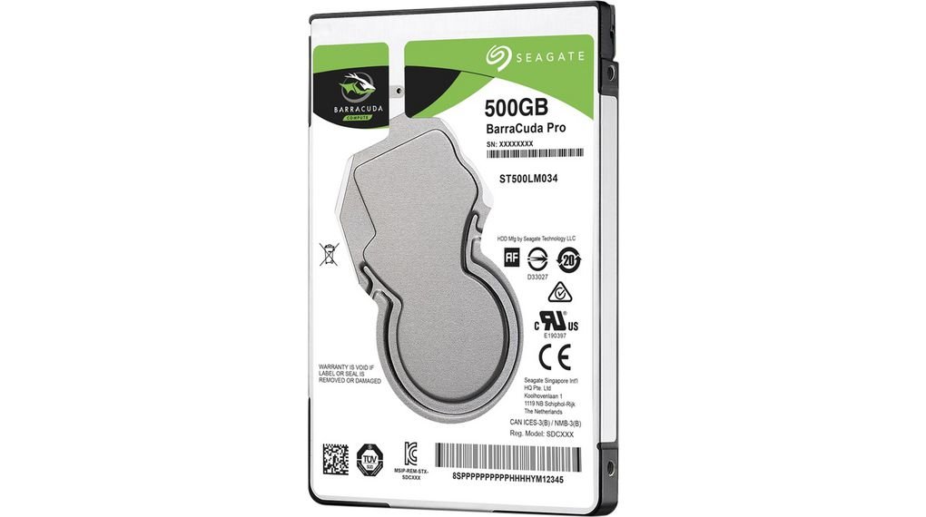 HDD 2,5" 500GB Seagate BarraCuda Pro 128MB 7200rpm ST500LM034