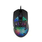 Herní myš C-TECH Scarab, casual gaming, 7200 DPI, RGB podsvícení, USB GM-18