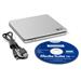 HITACHI LG - Externý DVD-W/CD-RW/DVD±R/±RW/RAM/M-DISC GP70NS50, Blade Ultra Slim, strieborný, krabica+SW