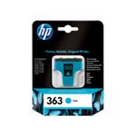 HP 363 - 4 ml - azurová - originál - inkoustová cartridge - pro Photosmart 31XX, 33XX, 8250, C5170, C8771EE#BA3