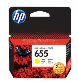 HP 655 žlutá inkoustová kazeta CZ112AE#BHK