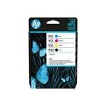 HP 950 Black/951 CMY Original Ink Cartridge 4-Pack 6ZC65AE