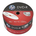 HP DVD-R, DME00070-3, 50-pack, 4.7GB, 16x, 12cm, bulk, bez možnosti potlače, pre archiváciu dát