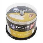 HP DVD+R, DRE00026WIP-3, 50-pack, 4.7GB, 16x, 12cm, cake box, Printable, pre archiváciu dát