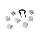 HP HyperX Pudding Keycaps - Full Key Set - PBT - White (US Layout) 4P5P5AA#ABA