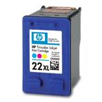 HP originál ink C9352CE, HP 22XL, color, 415str., 11ml, HP PSC-1410, DeskJet F380, D2300, OJ-4300, C9352CE#301