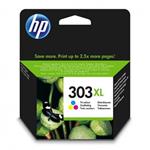 HP originál ink T6N03AE, HP 303XL, color, 415str., high capacity, HP ENVY Photo 6230, 7130, 7134, 7 T6N03AE#UUS