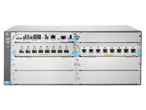 HPE Aruba 5406R 8-port 1/2.5/5/10GBASE-T PoE+ / 8-port SFP+ (No PSU) v3 zl2 - Přepínač - řízený - 8 JL002A