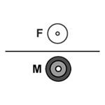 HPE Aruba - Adaptér pro anténu - RP-SMA (M) do N konektor (F) - 60 cm JW066A