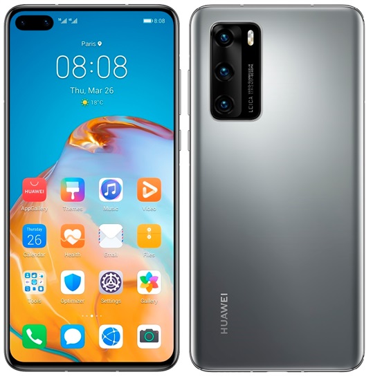 Смартфон huawei p40 silver frost ana nx9 обзор