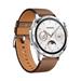 Huawei Watch GT 4/46mm/Silver/Elegant Band/Brown Phoinix-B19L