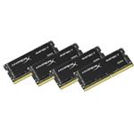 HyperX Impact - DDR4 - 64 GB: 4 x 16 GB - SO-DIMM 260-pin - 2400 MHz / PC4-19200 - CL15 - 1.2 V - b HX424S15IBK4/64