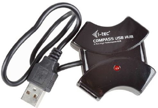 i-tec COMPASS USB 2.0 Hub 4-Port