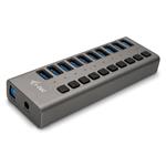 i-tec USB 3.0 nabíjecí HUB 10 Port + napájecí adaptér 48 W U3CHARGEHUB10