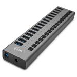 i-tec USB 3.0 nabíjecí HUB 16 Port + napájecí adaptér 90 W U3CHARGEHUB16