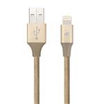 iFrogz kábel UniqueSync Premium USB to Lightning 3m - Gold IFUSLC-GD3