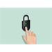 Igloohome Padlock Lite - chytrý visací zámek, otisk prstu, červená 0765855085458