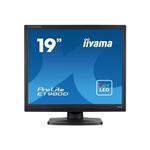 iiyama ProLite E1980D-B1 - LED monitor - 19" - 1280 x 1024 @ 60 Hz - TN - 250 cd/m2 - 1000:1 - 5 ms - DVI, VGA - matná č