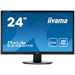 iiyama ProLite E2482HS-B1 - LED monitor - 24" - 1920 x 1080 Full HD (1080p) - TN - 250 cd/m2 - 1000