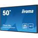 iiyama ProLite LFDs, 4K, USB, RS232, Ethernet, kit (RS232), black LE5041UHS-B1