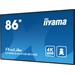 iiyama ProLite LH8654UHS-B1AG, 217.4 cm (85.6''), black