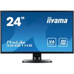 iiyama ProLite X2481HS-B1 - LED monitor - 24" (23.6" zobrazitelný) - 1920 x 1080 Full HD (1080p) -