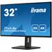 iiyama ProLite/XB3288UHSU-B5/31,5"/VA/4K UHD/60Hz/3ms/Black/3R