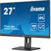 iiyama ProLite/XUB2792QSU-B6/27"/IPS/QHD/100Hz/0,4ms/Black/3R