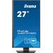 iiyama ProLite XUB2797QSN-B1 - LED monitor - 27" - 2560 x 1440 WQHD @ 100 Hz - IPS - 250 cd/m2 - 13