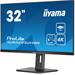 iiyama ProLite/XUB3293UHSN-B5/31,5"/IPS/4K UHD/60Hz/4ms/Black/3R