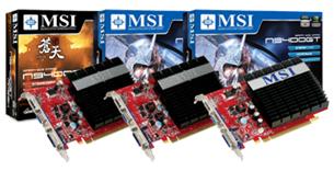 MSI NVIDIA N9400GT MD512H 512MB 128 bit DDR2 DVI HDMI HDTV SLI