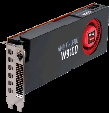 AMD FirePro W9100 Professional Graphics 16GB GDDR5 6x mDP PCIe 3.0