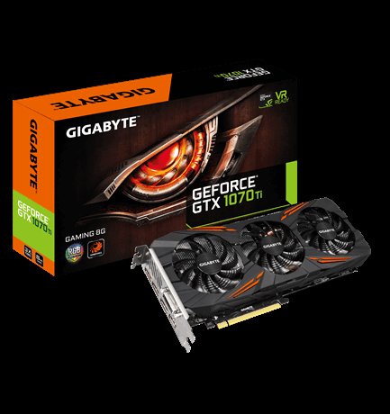 Gigabyte GeForce GTX 1070 Ti Gaming OC 8GB GV-N107TGAMING OC-8GD