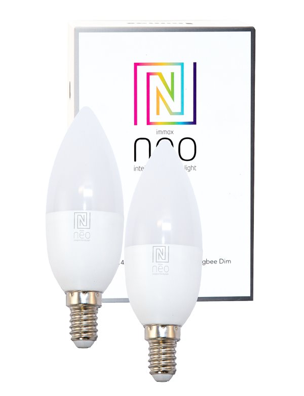 IMMAX Neo 2x LED E14/230V C37 5W TB 440lm Zigbee Dim 07002B