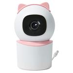 IMMAX NEO LITE SMART Security vnitřní kamera BABY, 355° 50°, P/T, Wi-Fi, 4MP, růžová, TUYA 07789L