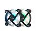 IN WIN ventilátor Polaris RGB Aluminium (single pack) POLARISFAN-1PK-RGBM