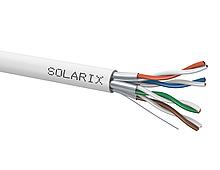 Instalační kabel Solarix STP, Cat6A, drát, LSOH, cívka 500m SXKD-6A-STP-LSOH 26000025