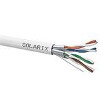 Instalační kabel Solarix STP, Cat6A, drát, LSOH, cívka 500m SXKD-6A-STP-LSOH 26000025