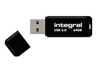 Integral NOIR - Jednotka USB flash - 64 GB - USB 3.0 INFD64GBNOIR3.0