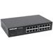 INTELLINET 16-Port Gigabit Ethernet Switch, 16-Port RJ45 10/100/1000 Mbps, IEEE 802.3az Energy Efficient Ethernet 561068