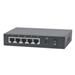 Intellinet 5-Port gigabit PoE+ Switch, 4x PoE port, 68W PoE budget, možnost napájet přes port 1 (PoE PD) 561082