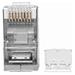 INTELLINET konektor STP, lanko, RJ45, CAT6a,90ks 790697