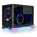 InWin case A1 Plus Black, 650W PSU GOLD, Mini ITX, Tempered Glass, ARGB Fans, Qi 10W Charging panel IW-A1PLUS-BLACK