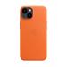 iPhone 14 Leather Case with MagSafe - Orange MPP83ZM/A