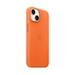 iPhone 14 Leather Case with MagSafe - Orange MPP83ZM/A