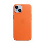 iPhone 14 Leather Case with MagSafe - Orange MPP83ZM/A