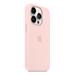 iPhone 14 Pro Max Silicone Case with MS-Chalk Pink MPTT3ZM/A