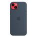 iPhone 14+ Silicone Case with MS - Storm Blue MPT53ZM/A