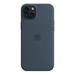 iPhone 15 Plus Silicone Case with MagSafe - Storm Blue MXQT3ZM/A