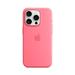 iPhone 15 Pro Silicone Case with MS - Pink MWNJ3ZM/A